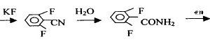 合成2,6-二氟苯胺的反应路线4