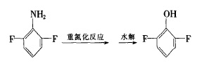 合成2,6-二氟胺的反应路线2