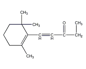 β-甲基紫罗兰酮结构式