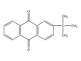 2-叔丁基蒽醌结构式