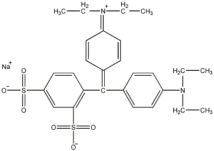 专利蓝结构式