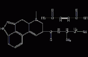 马来酸麦角新碱结构式