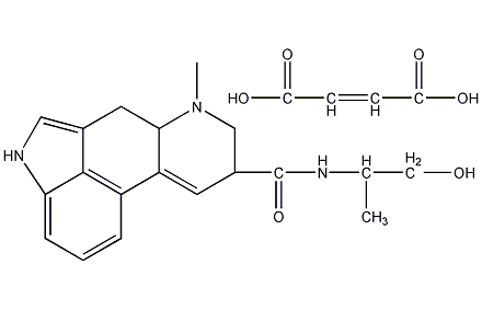 马来酸麦角新碱结构式