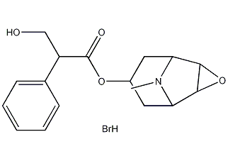 东莨菪碱氢溴酸盐结构式