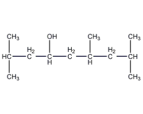 2,6,8-三甲基-4-壬醇结构式