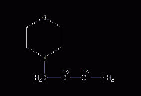 4-(3-氨丙基)吗啉结构式