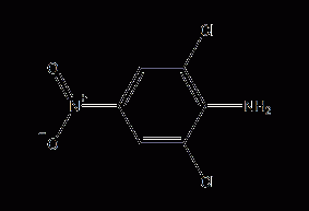 2,6-二氯-4-硝基苯胺结构式