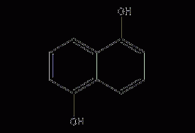 1,5-二羟基萘结构式