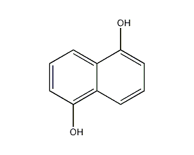 1,5-二羟基萘结构式