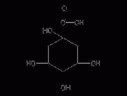 D-(-)-奎宁酸结构式