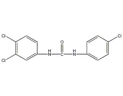 3,4,4'-三氯二脲结构式