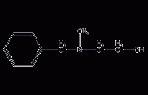 N-苄基-N-甲基乙醇胺结构式