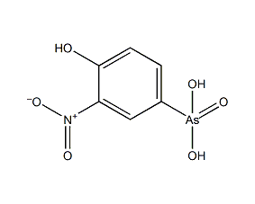 4-羟基-3-硝基胂酸结构式