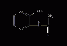 邻甲基乙酰苯胺结构式