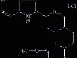 盐酸育亨宾结构式