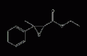 3-甲基-3-苯基环氧乙烷羧酸乙酯结构式