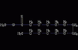 肉豆蔻酸甲酯结构式