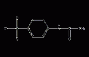 4-乙酰氨基苯磺酰氯结构式