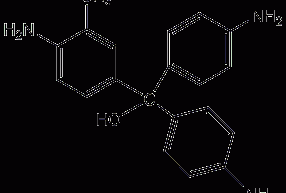 (4-氨基-3-甲苯基)-双(4-氨苯基)甲醇结构式