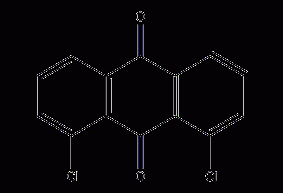 1,8-二氯蒽醌结构式