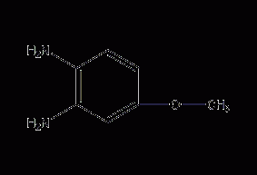 4-甲氧基邻苯二胺结构式