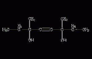 3,6-二甲基-4-辛炔-3,6-二醇结构式