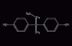 2,2-双(4-羟基苯基)丁烷结构式