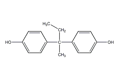 2,2-双(4-羟基基)丁烷结构式