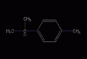 对甲基异丙基苯结构式