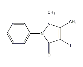 碘安替比林结构式