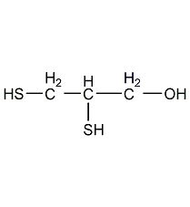 2,3-二巯基-1-丙醇结构式