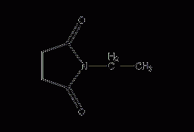 N-乙基马来酰亚胺结构式