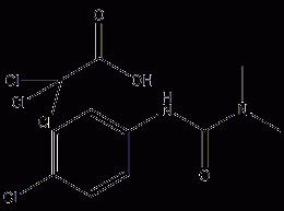 灭草隆TCA结构式