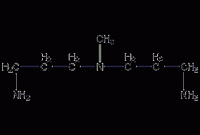 N,N-双(3-氨丙基)甲胺结构式