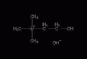 氢氧化胆碱结构式