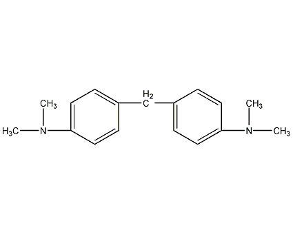 4,4'-亚甲基双(N,N-二甲基胺)结构式