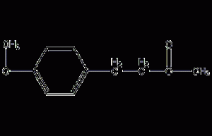 4-(4-甲氧基苯基)-2-丁酮结构式