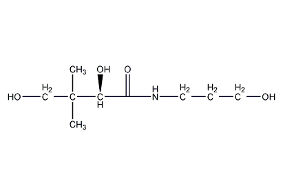 D-(+)-泛醇结构式