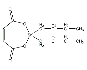 马来酸二丁基锡结构式