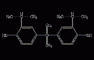 4,4'-异亚丙基(2-叔丁基苯酚)结构式