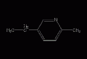 5-乙基-2-甲基吡啶结构式