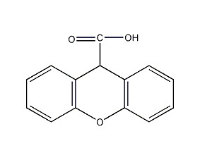 呫吨-9-羧酸结构式