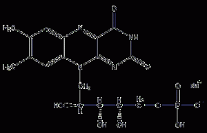 核黄素磷酸钠结构式