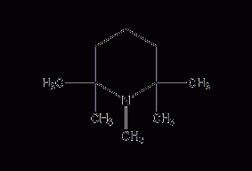 1,2,2,6,6-五甲基哌啶结构式