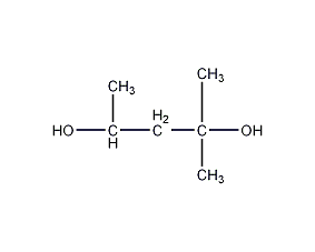 2-甲基-2,4-戊二醇结构式