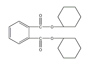 邻二甲酸二环己酯结构式