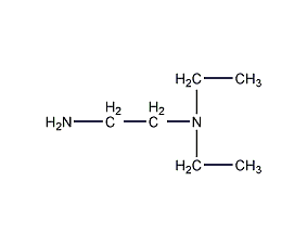N,N-二乙基乙二胺结构式