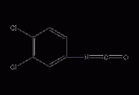 3,4-二氯苯异氰酸酯结构式