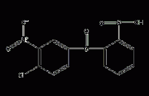 2-(4-氯-3-硝基苯甲酰)苯甲酸结构式