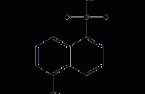 5-氨基萘-1-磺酸结构式